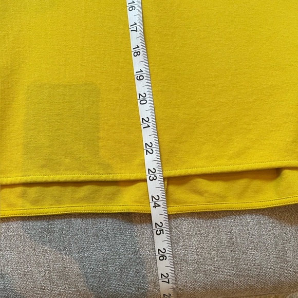Karen Millen Goldenrod Stretch Cut Out Short Sleeve Knit Pullover Top Shirt - Picture 6 of 7